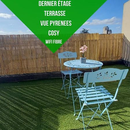 Appartamento Le Belvedere Dernier Etage Avec Terrasse Wifi Fibre Tarbes Esterno foto